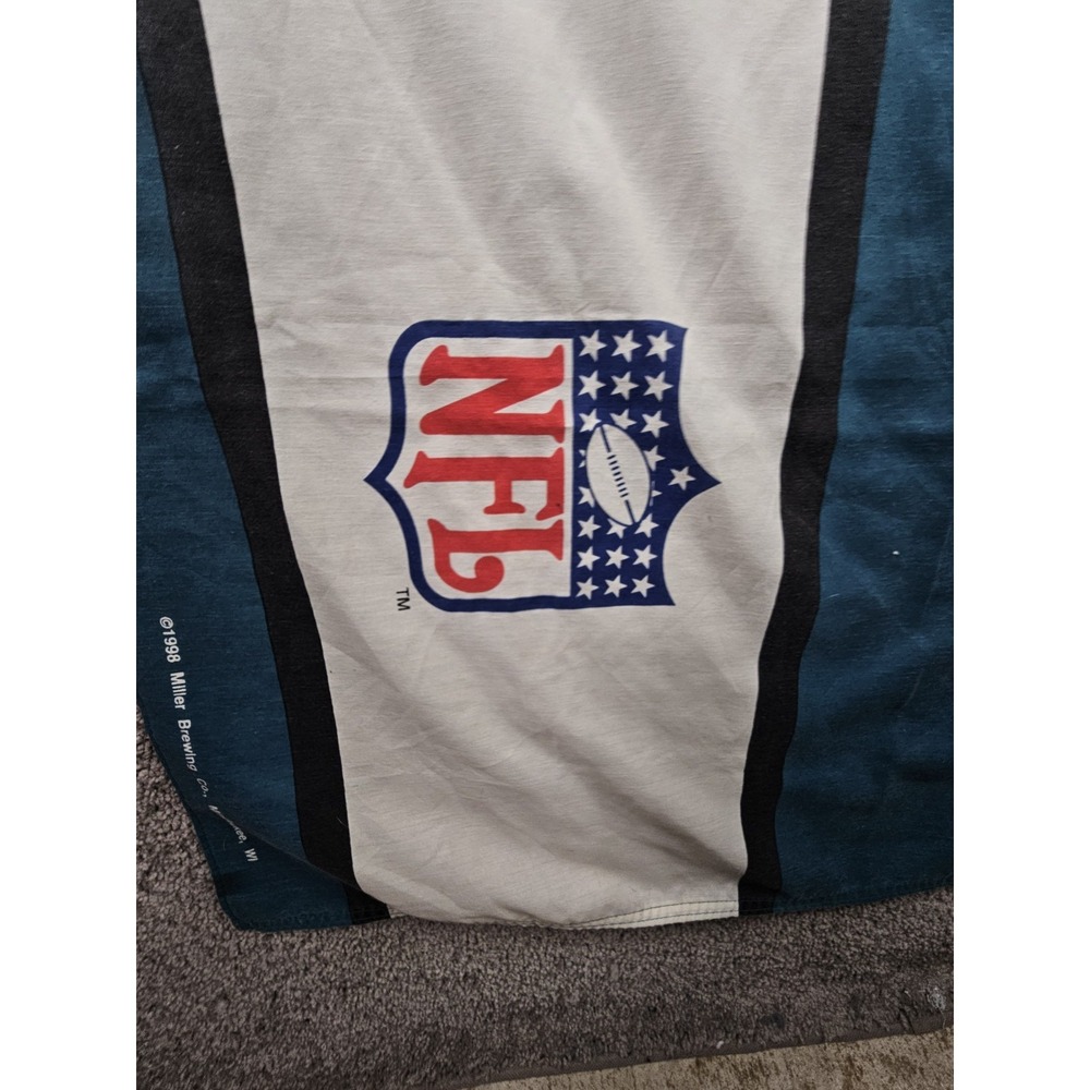 Vintage Miller Lite Time Beer Jaguars NFL Flag 60x31 1998 Vanguard Visual RARE - Picture 5 of 13